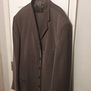 Vicci Uomo Italian Design Men 2 Piece Grayish Brown     48R